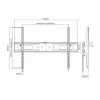 Sbox PLB-4269T laikiklis televizoriui (60-100 col./75kg/900x600)