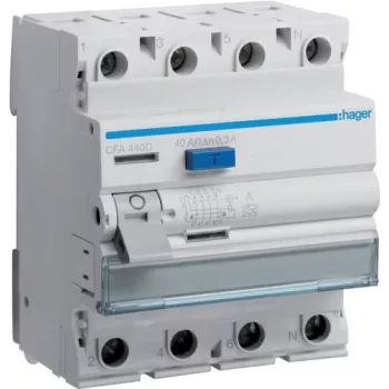 Hager CFA440D Pilka spinta
