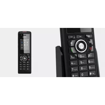 Belaidis telefono ragelis Snom M85 su skambučio numerio rodymu, juodas