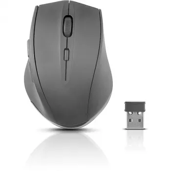 SPEEDLINK CALADO Silent SL-6343-RRBK - Maus - Für Rechtshänder - optisch - 5 Tasten - kabellos - 2.4 GHz - kabelloser Empfänger (USB)