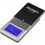 VOLTCRAFT VC-8912595 PS-200 kišeninės svarstyklės, svėrimo riba 200 g, skiriamoji geba 0,01 g, baterijomis maitinamos, juodos ir sidabrinės spalvos (VC-8912595)