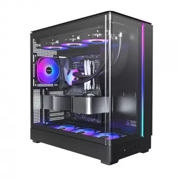 Kompiuterio korpusas Montech KING 45 PRO Black – micro ATX / Mini-ITX, Midi Tower