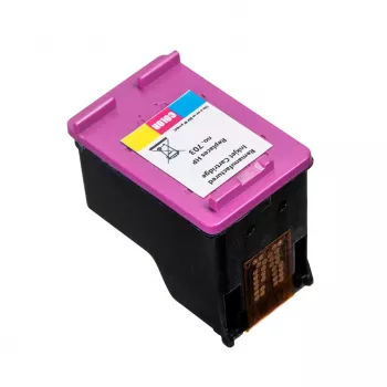 Spalvotas rašalo kasetė Superbulk B-H703C trispalvė 17 ml didelės (XL) išeigos suderinama su HP