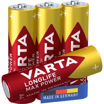 VARTA Max Tech Mignon baterija 1,5 V 4 vnt. lizdinėje pakuotėje (4706101404)
