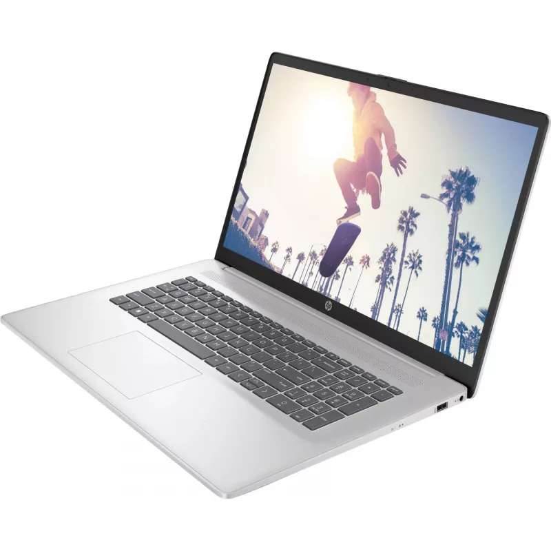 HP 17-cp3178ng RYZ7 7730U/16GB/512SSD/FreeDOS sidabrinis - galima vokiška klaviatūra