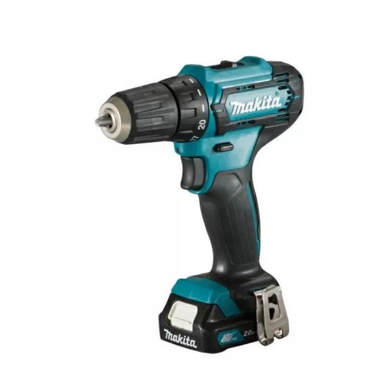 Gręžtuvas Makita DF333DSAE 1700 RPM, be rakto, 1,2 kg, juodas, mėlynas