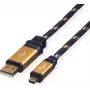 ROLINE GOLD USB 2.0 kabelis, Type A - 5 kaiščių Mini, 1,8 m (11.02.8822)