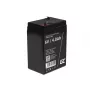 UPS baterija Green Cell AGM15, 6 V, 4 Ah, sandarus švino rūgšties (VRLA), juoda, 680 g