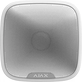 Belaidė gatvės sirena Ajax StreetSiren balta IP54