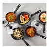 Keptuvių rinkinys 5 vnt. Russell Hobbs Metallic Marble RH02814EU7 – nelipni danga, įvairūs dydžiai