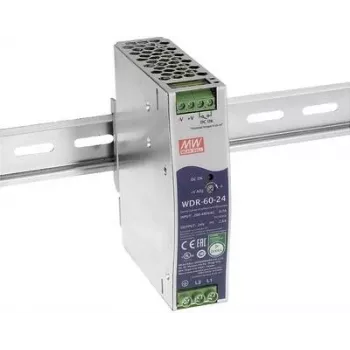 MEAN WELL WDR-60-12 Maitinimo šaltinis ir įtampos keitiklis 60 W