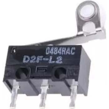 Omron D2F-L2 mikrojungiklis 30 V/DC 2 A 1 x on/(on) 1 vnt. Maišelis