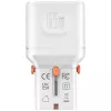Pasaulinis kelioninis įkroviklis World 65W USB-C + USB-A baltas