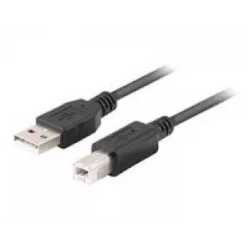 USB-A į USB-B laidas LANBERG CA-USBA-15CU-0018-BK, 1,8 m, juodas