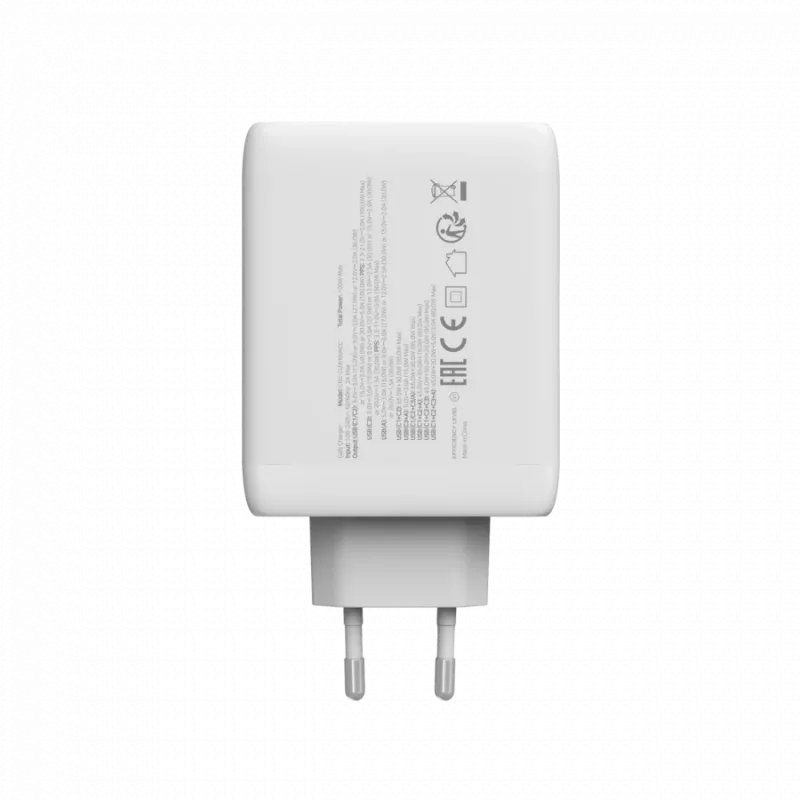 Canyon 100ACC universalus greitojo įkrovimo sieninis adapteris - 2xUSB-C 100W - 1xUSB-C 30W