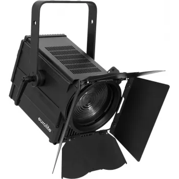 Teatro prožektorius EUROLITE LED THA-100F TRC Black 100W – sceninis / užpildymo šviestuvas, fiksuotas korpusas