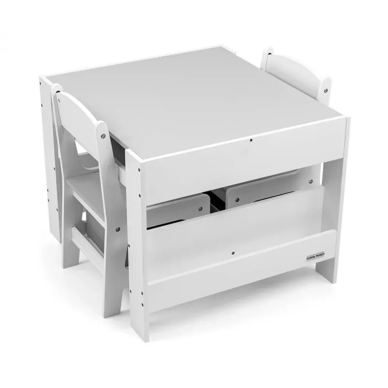 Vaikiškų baldų komplektas Milly Mally Sven White – modelis 5488, baltas