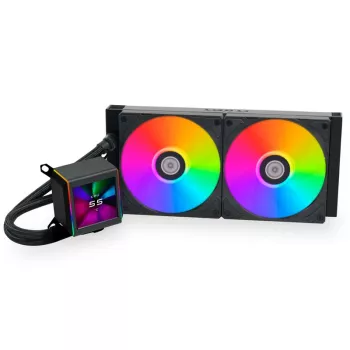 Lian Li GA II LCD Processor skysčio aušinimo rinkinys 12 cm Baltas