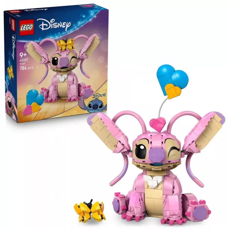 LEGO Disney kolekcinis mini modelis Andzia Angel 43257 — 784 detalės, 250 mm aukštis, nuo 9 metų