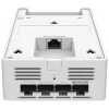 Belaidis prieigos taškas TP-LINK EAP775-Wall 9300 Mbit/s, triju dažnių juostų 2.4/5/6 GHz, 5x RJ-45, PoE, baltas