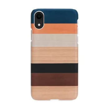 Dėklas iPhone XR, man and wood, baltas, apsauginis kietas lukštas