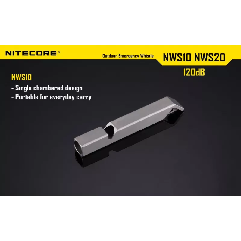 Švilpukas avarinis Nitecore NWS10 120 dB
