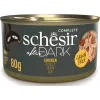 Šlapias kačių ėdalas Agras Pet Foods Schesir 80 g – Vištiena, be grūdų, suaugusiems, bet kurios veislės