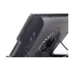Aušinimo stovas nešiojamam kompiuteriui Gembird NBS-1F17T-01, iki 17 colių, 1×15 cm ventiliatorius, USB 2.0, 370×265×33 mm, 350 mA, juodas