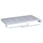 Rack lentyna LANBERG AK-1004-S — 1U 19 colių pilka, 483 mm plotis, 300 mm gylis, 25 kg talpa
