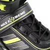 Nils Extreme NH18191 2IN1 riedučiai BLACK/LIME dydis M (34-38) su keičiamomis ledo ritulio pačiūžomis