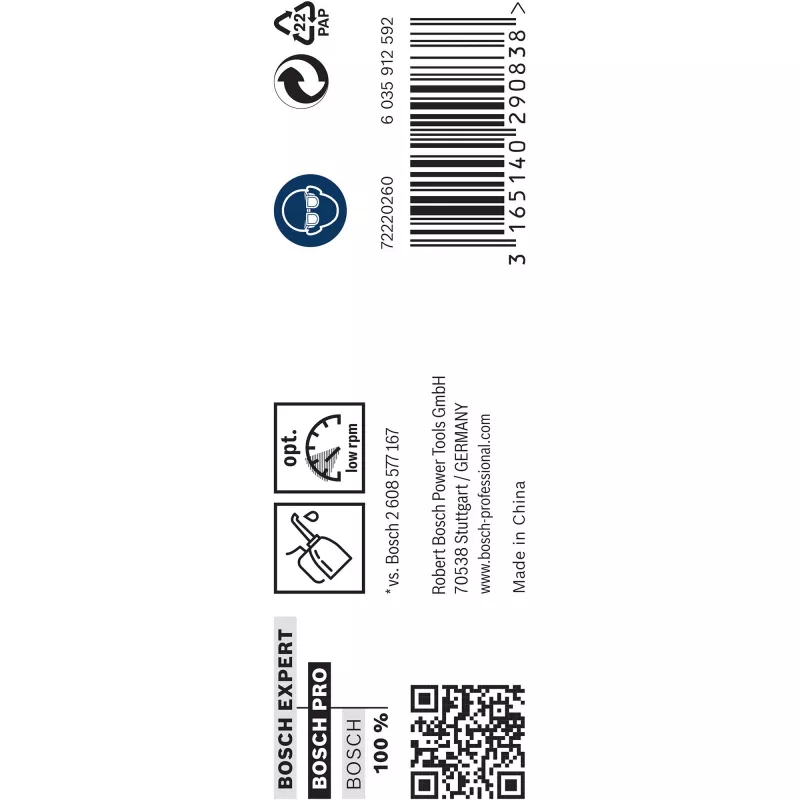 Gręžtuvų komplektas Bosch 2608595083 HSS šlifuoti 5–10 mm
