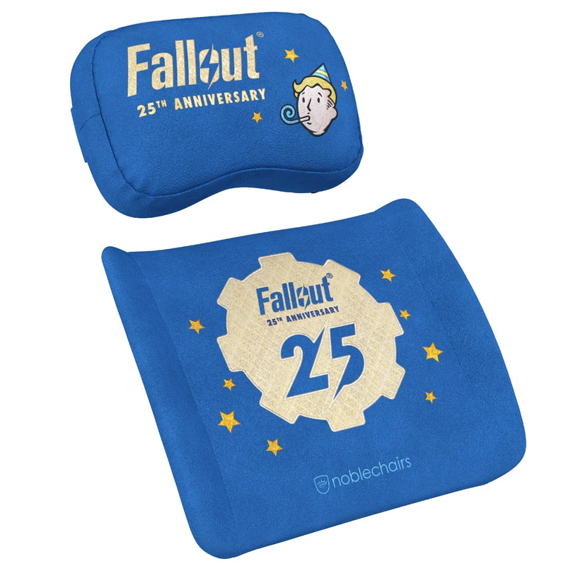 Pagalvė kaklui / juosmeniui noblechairs Fallout 25th Anniversary Edition mėlyna 2 vnt.