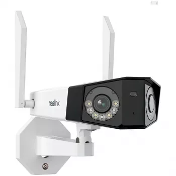 Reolink Duo Series W730 - 4K lauko Wi-Fi kamera, dvigubas objektyvas, 180° panoraminis vaizdas, asmens/transporto priemonės/gyvūno aptikimas