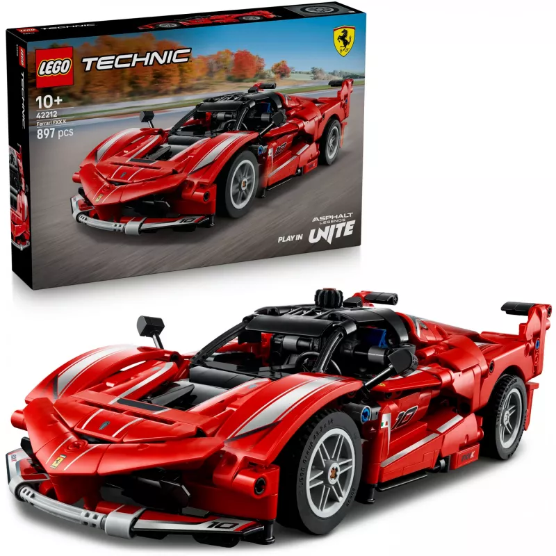 Konstruktorius LEGO Technic Ferrari FXX K mastelis 1:10, 897 detalių, nuo 10 metų