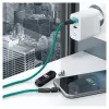 USB kabelis RealPower MagneticCharge3 1 m USB A žalias