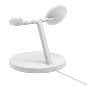 Belaidė įkrovimo stotelė Belkin BoostCharge Pro 3 viename, balta