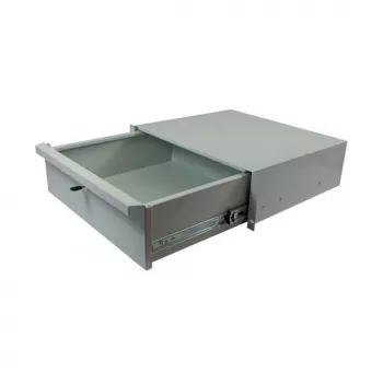 ALL-S0002060, stalčiaus modulis, pilkas, metalinis, 3U, 19 colių, 440 mm