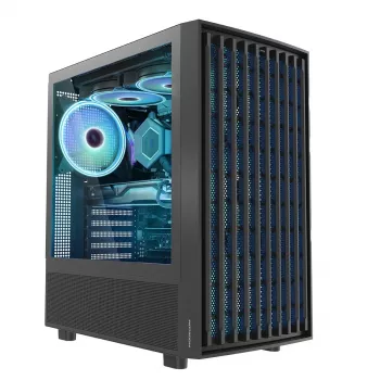 MODECOM BREEZE ARGB Flow MIDI kompiuterio korpusas USB 3.0 x 2, USB-C