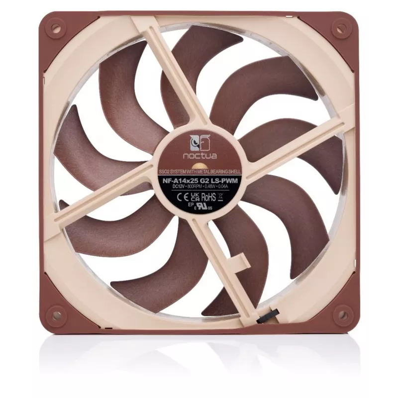 Noctua NF-A14X25 G2 LS-PWM 140mm korpuso ventiliatorius