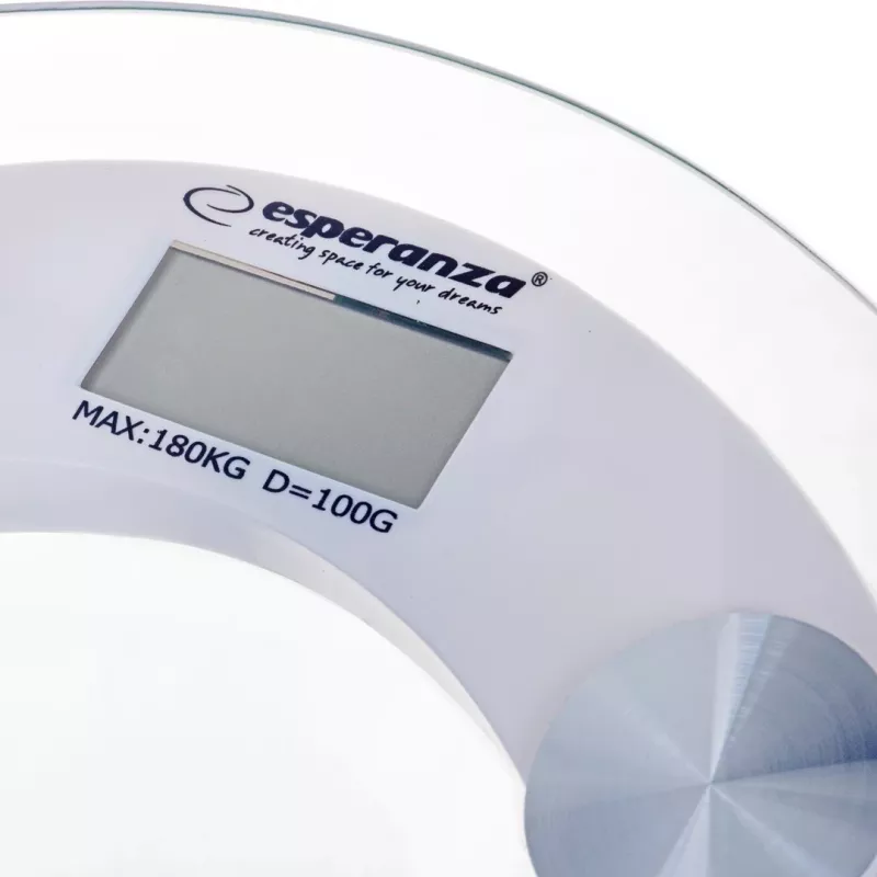 Esperanza EBS008W asmeninės svarstyklės, elektroninės, stačiakampės, baltos
