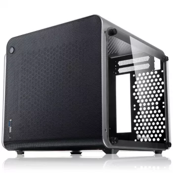 Kompiuterio korpusas Raijintek METIS EVO TG Mini-ITX, sidabrinis