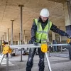 Stovas kampiniam pjūklui DeWalt DE7033 – aliumininis sulankstomas, 4 kojos, išplečiamas iki 2,5 m, talpa 227 kg, 16 kg
