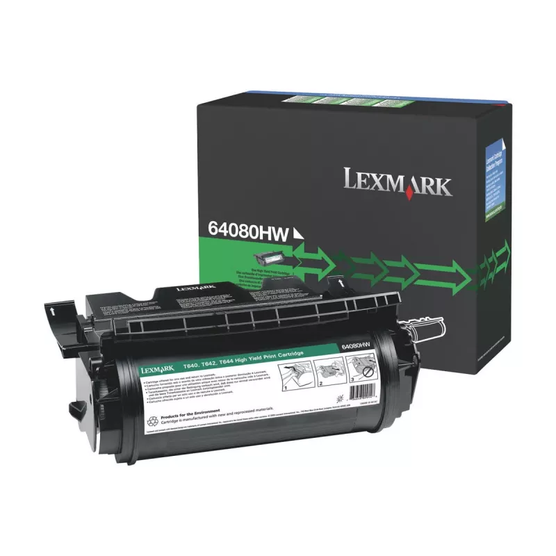 Lexmark 64080HW tonerio kasetė, didelės talpos, 21 000 psl., juoda, skirta T640/T642/T644, X642/X644/X646