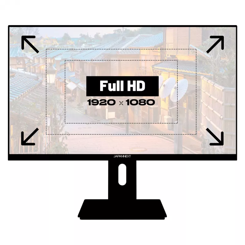 Japannext JN-IPS238FHDR-C65W-HSP Monitorius 23,8 colio Full HD IPS
