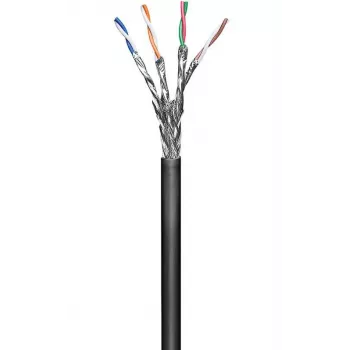 Microconnect KAB024-100 tinklo kabelis 100 m Cat6 S/FTP juodas