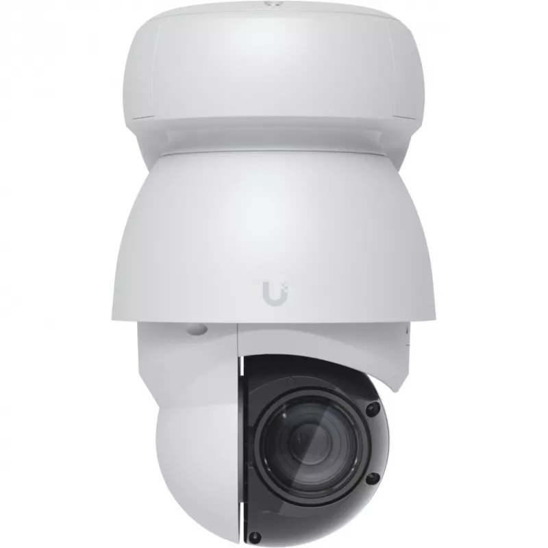 IP stebėjimo kamera UBIQUITI UVC-AI-PTZ-W – AI PTZ pramoninė sferinė 3864×2160, 22× optinis priartinimas, 360° sukimas, laidinė, siena/stulpas/stalas, balta