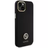 GUESS GUHCP15M4DGPK | Galinis dangtelis | Apple iPhone 15 Plus / 14 Plus | TPU, silikonas, mikropluoštas | Juoda