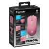 Belaidė žaidimų pelė DEFENDER P ANDORA PINK
