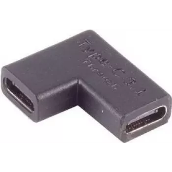 Stačiasis USB-C 3.1 adapteris ShiverPeaks 13-40005, 90° jungtis USB-C įrenginiams