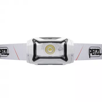 Priekinė lemputė Petzl TIKKA CORE 450 lm balta – Įkraunamas priekinis žibintuvėlis, kompaktiškas apšvietimas be rankų